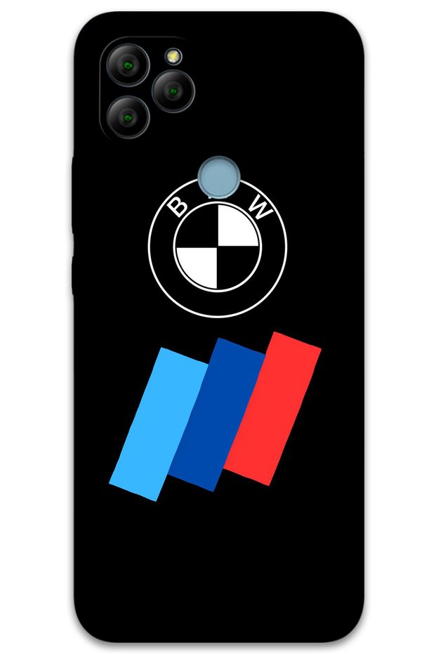 General Mobile Gm 22 Case Hd Pattern Printed Back Cover - Logo Strip