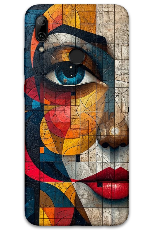 Huawei P Smart 2019 Case Hd Pattern Printed Back Cover - Art Face