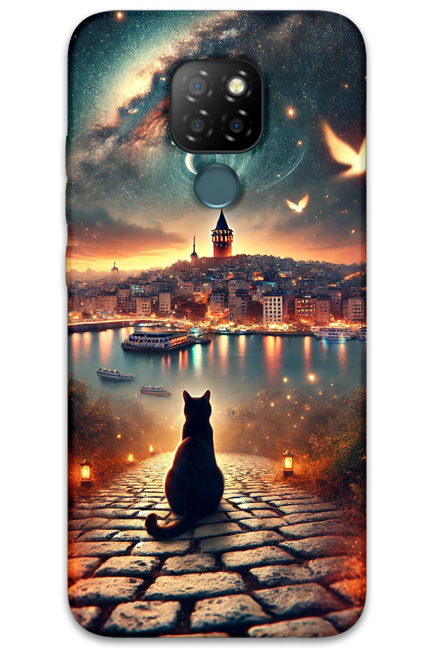 General Mobile Gm 20 Case Hd Pattern Printed Back Cover - Cat Galata