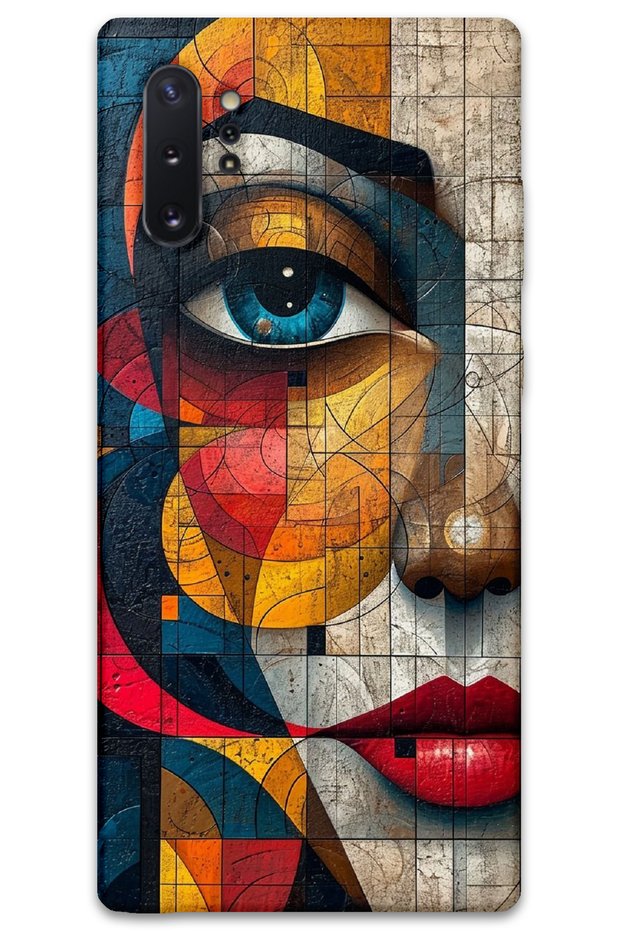 Samsung Galaxy Note 10 Plus Case Hd Pattern Printed Back Cover - Art Face