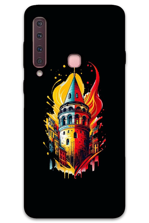 Samsung Galaxy A9 2018 Case Hd Pattern Printed Back Cover - Yellow Red Galata