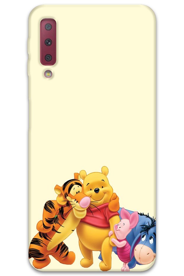 Samsung Galaxy A7 2018 Case Hd Pattern Printed Back Cover - Winnie the Pooh 3