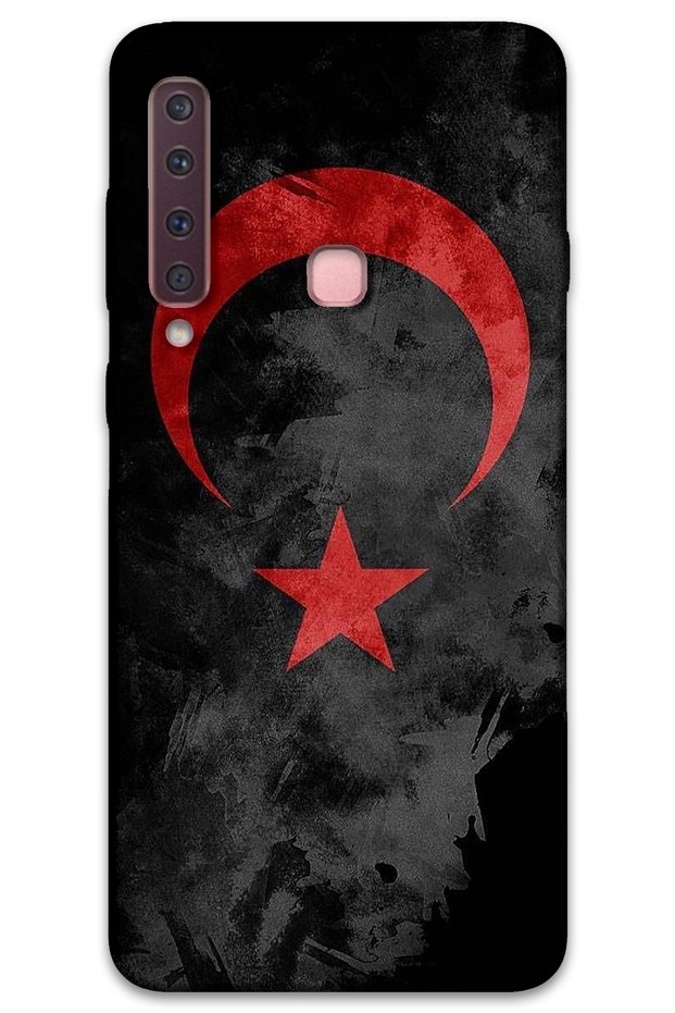 Samsung Galaxy A9 2018 Case Hd Pattern Printed Back Cover - Black Flag
