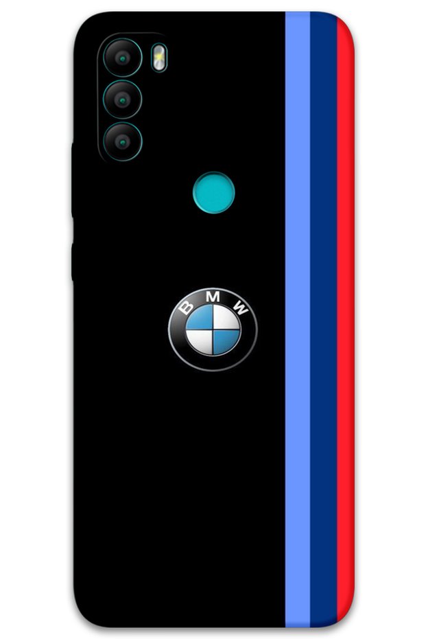غطاء خلفي من جينرال موبايل GM 21 Plus Case HD Pattern مطبوع - ثلاثة خطوط باللون الأسود