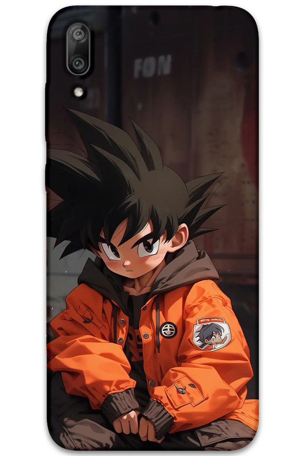 Huawei Y7 Prime 2019 Case Hd Pattern Printed Back Cover - Goku