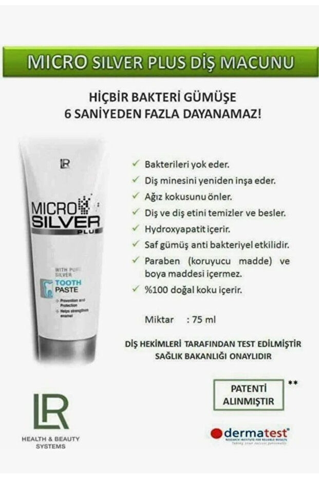 Mikrosilver Plus (Micro Silver Plus) Diş Macunu - 2