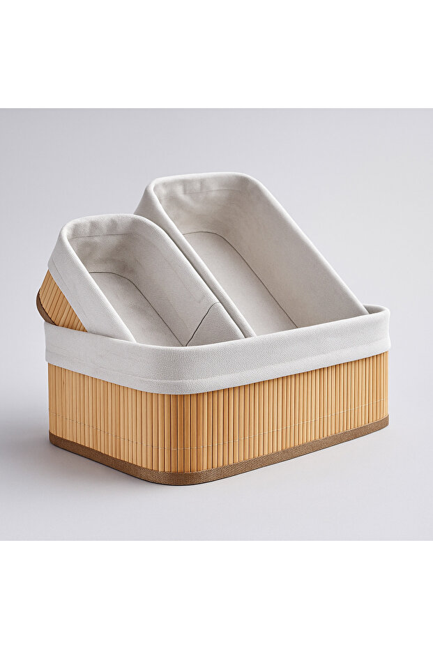 مجموعة سلة الخيزران - 1