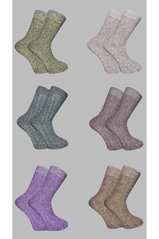 6-Piece Men's Winter Socks - 3