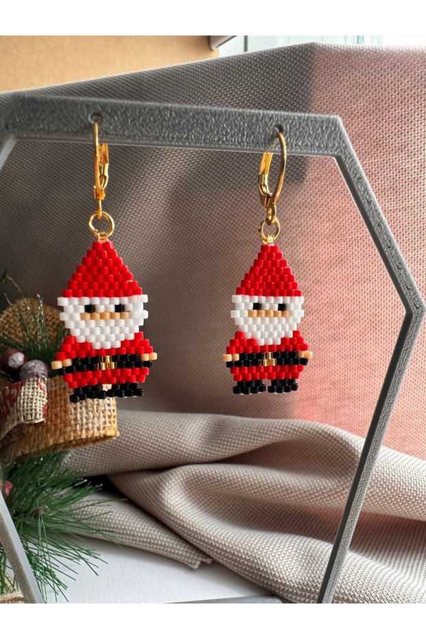 Christmas Gift Santa Claus Earrings