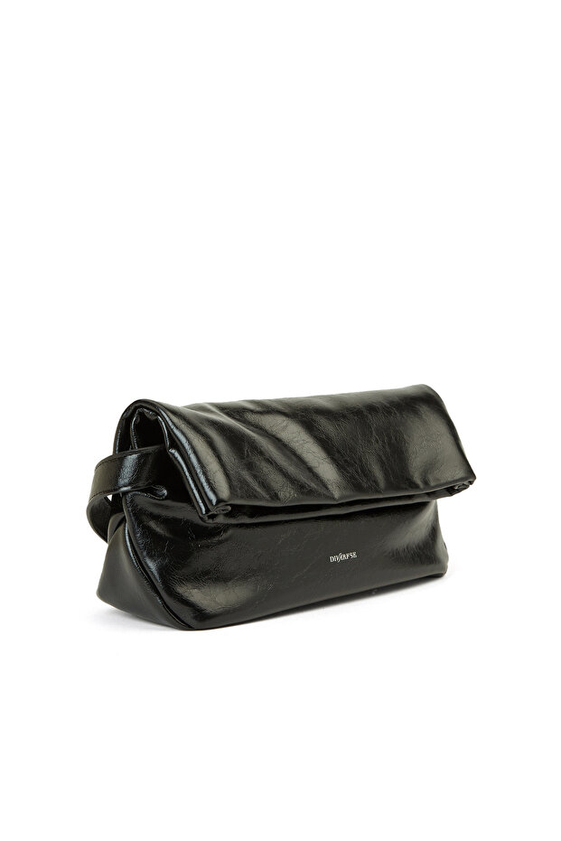 Siyah Kadın Postacı Çanta - 3