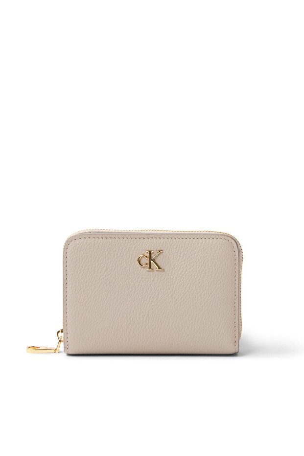 Kadın Minimal Monogram Cüzdan - 1
