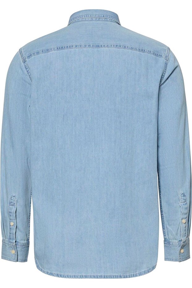 Erkek Mavi Gömlek - 2