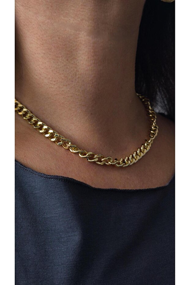 Interlocking Classic Chain Necklace - 2