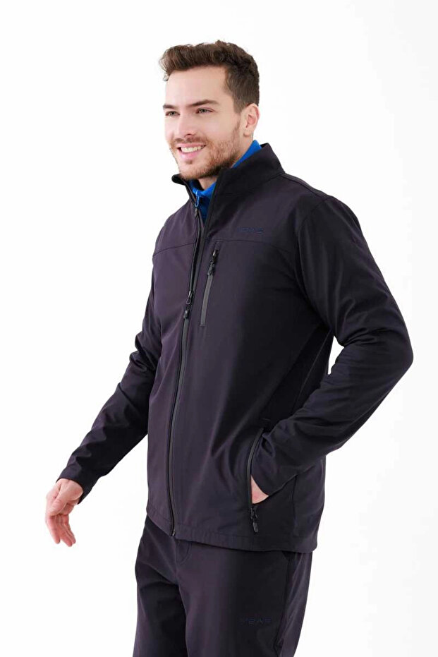 Baxter Slim Softshell Men's Jacket Black - 2