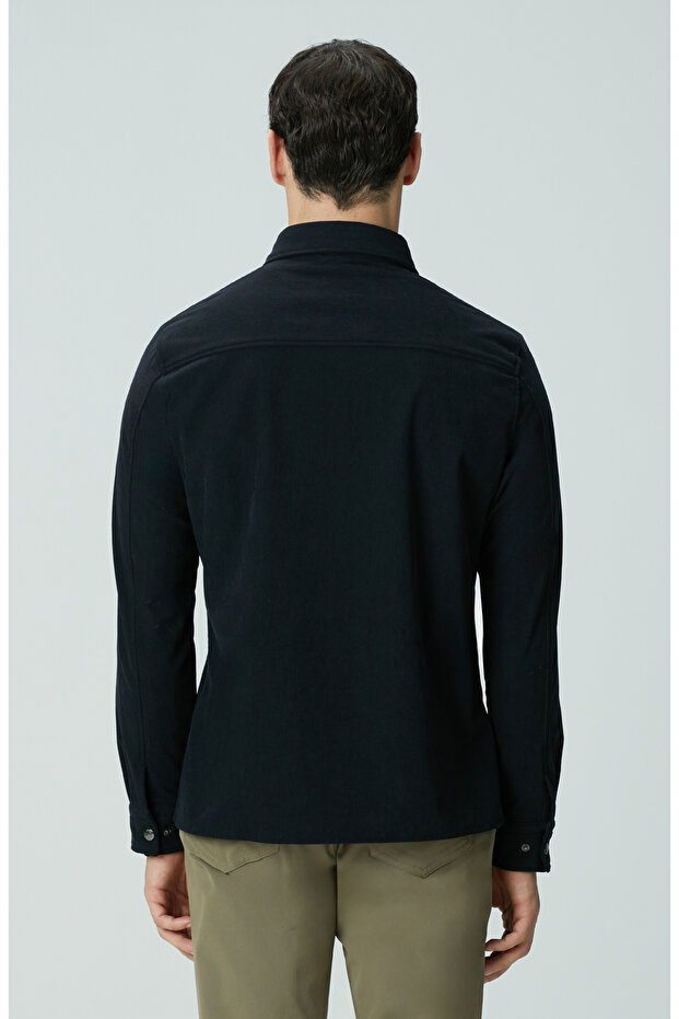Lacivert Dış Gömlek - 5