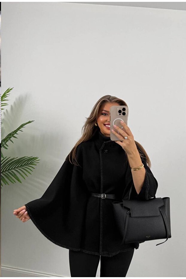 Kadın çoban dikiş panço - 4