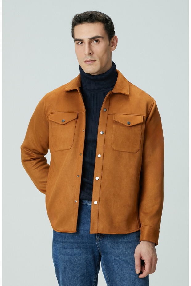 Camel Dış Gömlek - 1