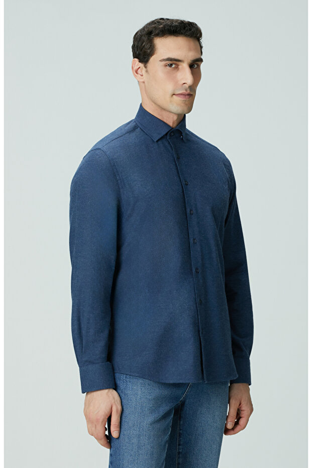 Lacivert Gömlek - 4