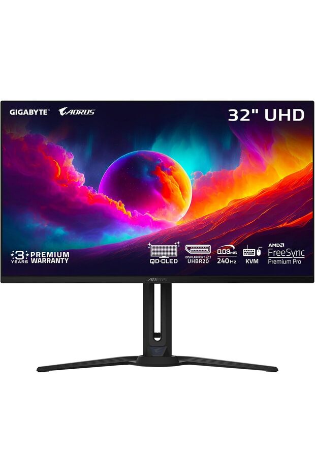 AORUS FO32U2 Pro - 32" QD OLED 4K 240Hz Gaming Monitor