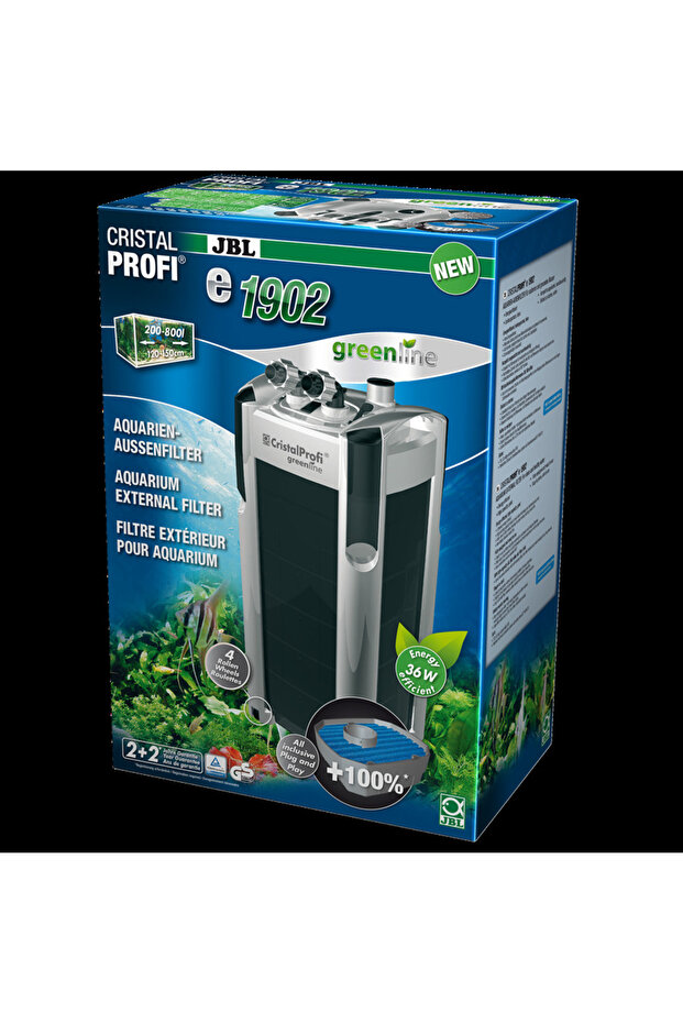 CristalProfi E1902 Greenline Aquarium Filter 1900 l/h