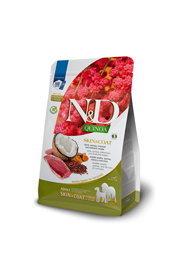 Quinoa with Venison Skin & Coat Medium & Maxi Dry Dog Food 2.5KG