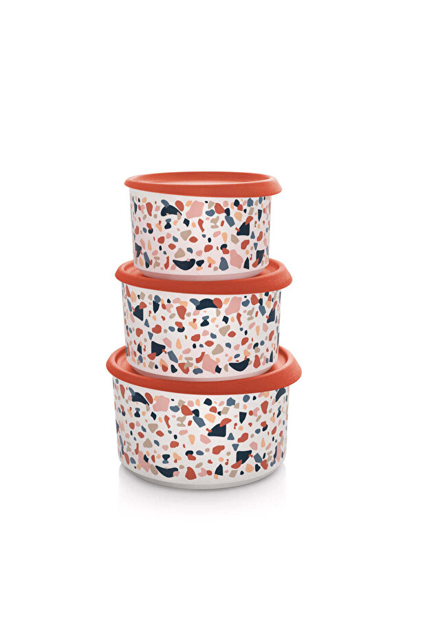 حاوية تخزين بضغطة واحدة موزاييك 2 لتر - 4