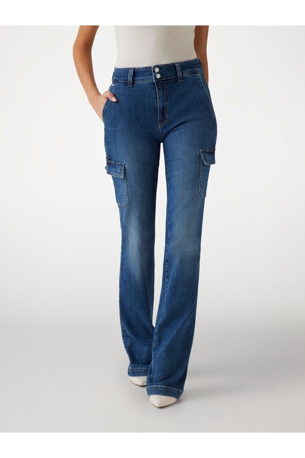 Cargo Kadın Jean - 1