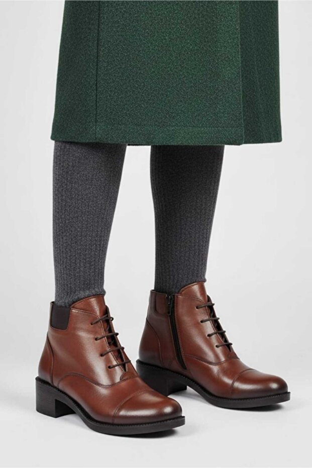 Femi Kadın Deri Bot 10153 - 1