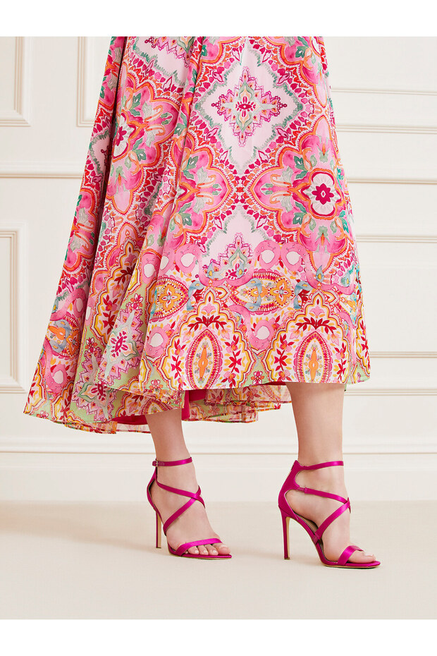 Baize Kadın Topuklu Sandalet - 4