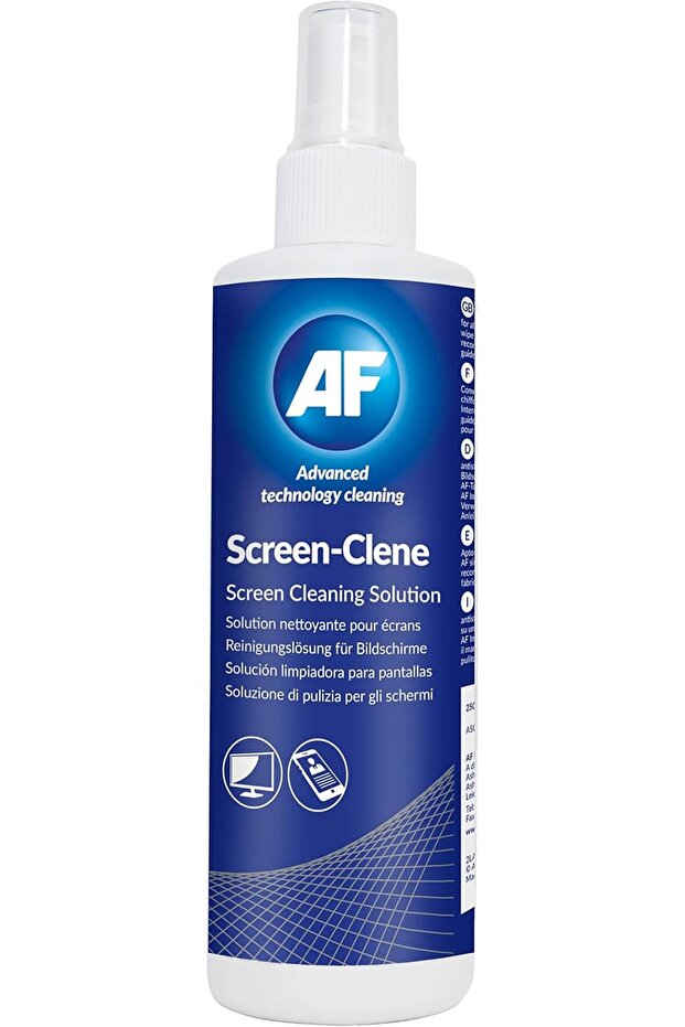 Screen Cleaner Spray 250ml - Screen Cleaning Solution for Phones, TVs, Laptops, Monitors
