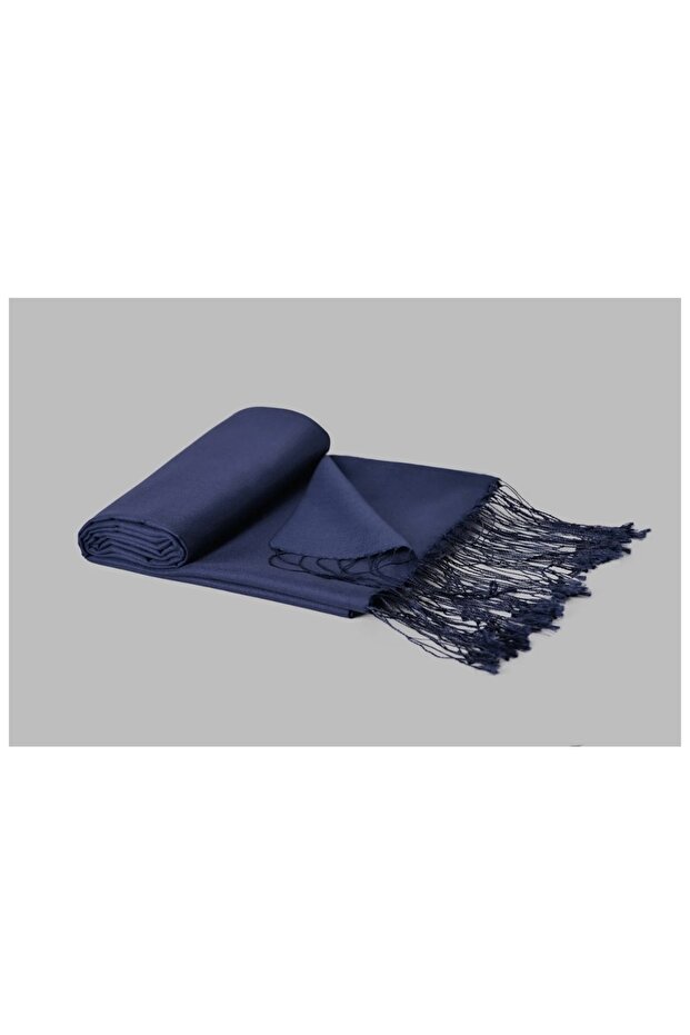 %100 ipek şal (lacivert - 1