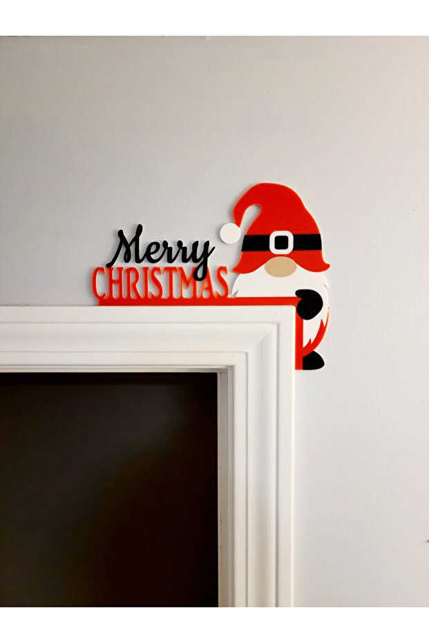 Noel Cüce Kapı Köşe Dekoru - 1