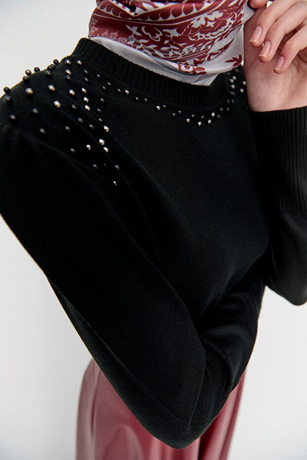 İncili Triko Tunik - 5