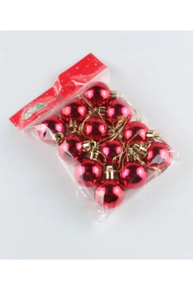 3 cm Shiny Ball Christmas Tree Ball Pack of 12