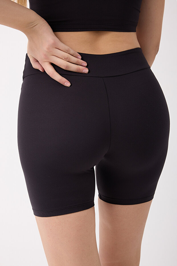 Yüksel Bel Push Up Toparlayıcı Esnek Şort - 2