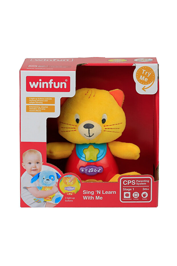 Sing 'N Learn With Me – Kelsey Cat Musical Learning Toy with Lights, Songs & Educational Toy