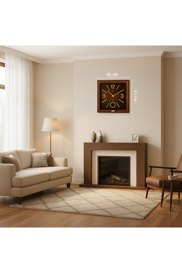 Kaliteli Ahşap Duvar Saati - 3