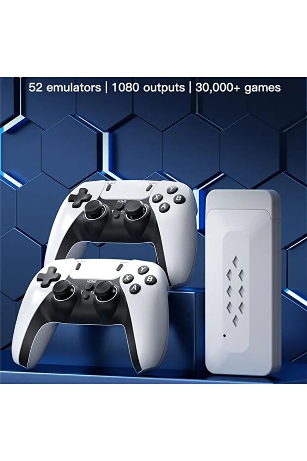 M22 Game Stick Retro Video Console (64GB) with 2 Wireless Controllers - 5