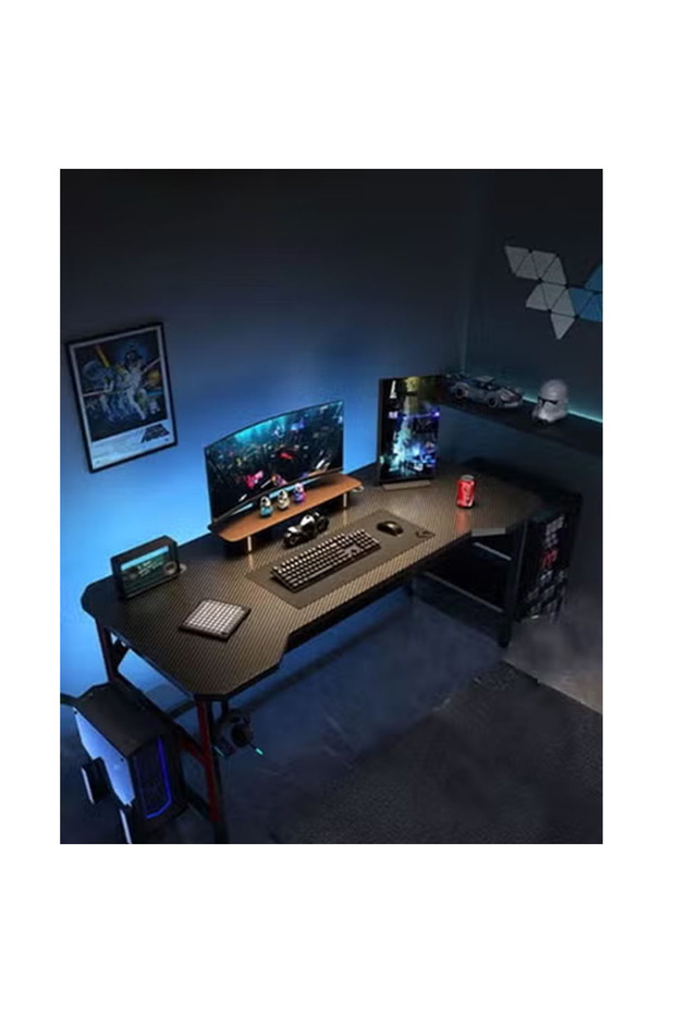 طاولة كمبيوتر وألعاب متعددة الوظائف 140 سم - 1