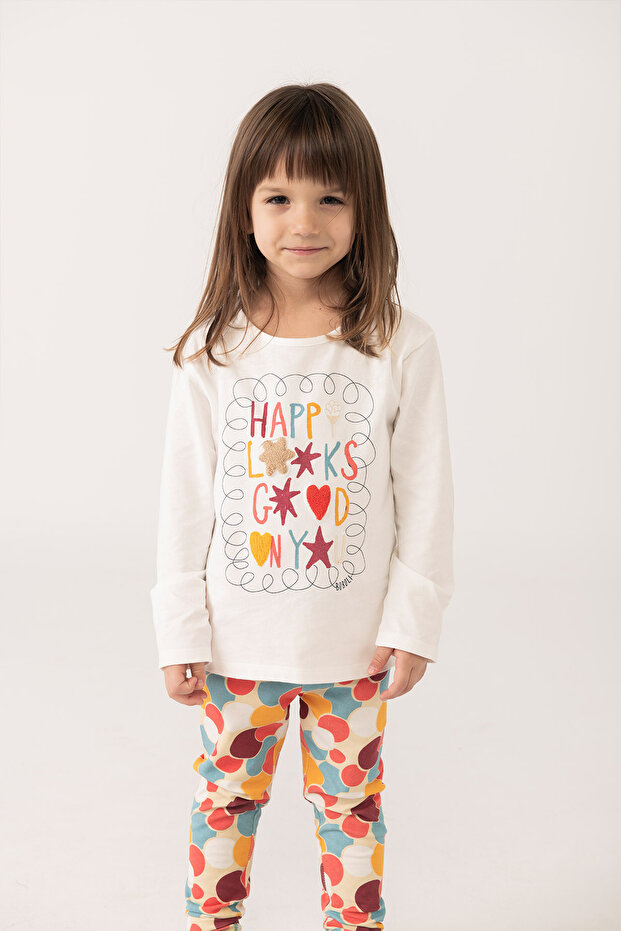 Devojčica, bluza sa printom - 1