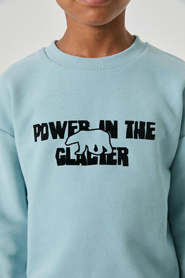 BG Store بدلة رياضية للأولاد باللون الأزرق - 3