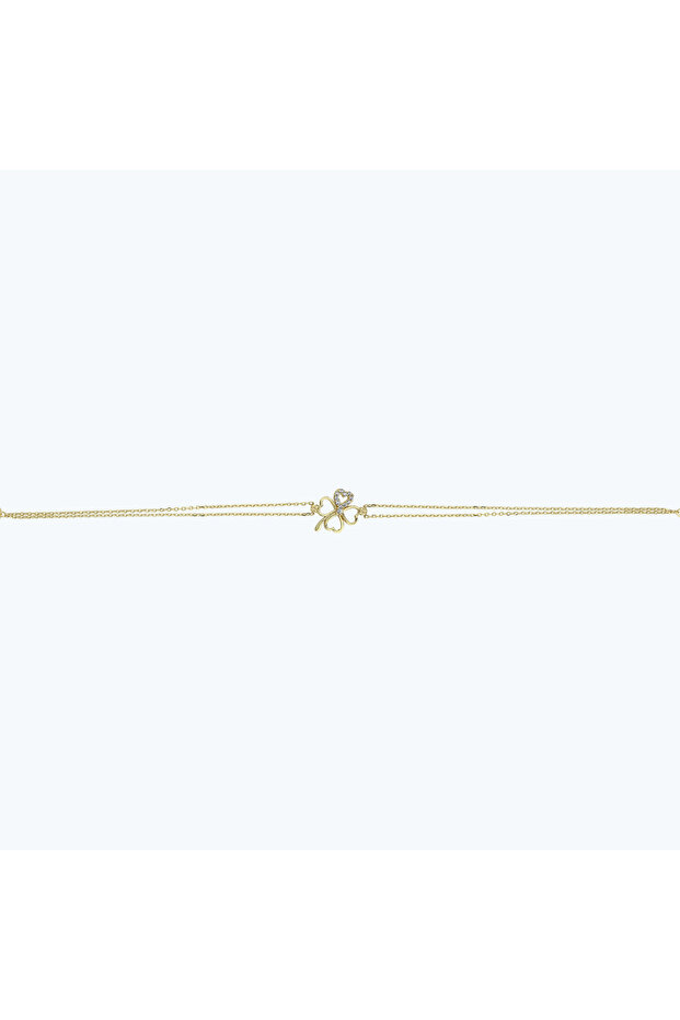 Altın Yonca Bileklik - 2