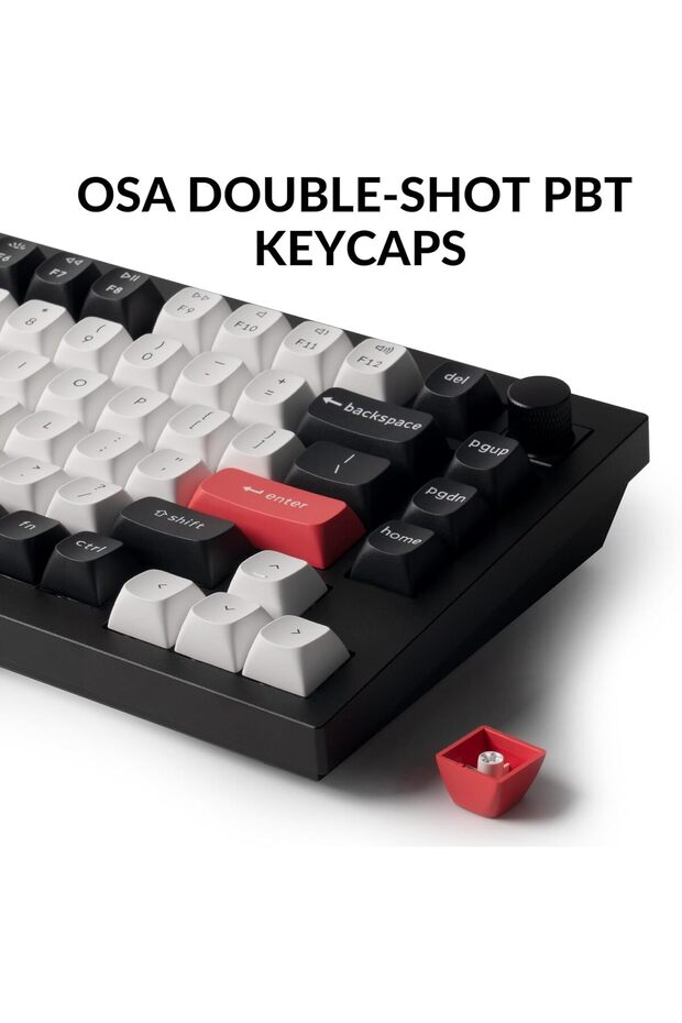 Q1 HE Wireless Custom Mechanical Keyboard (Hall Effect, Gateron Double-Rail, QMK, Bluetooth - 8