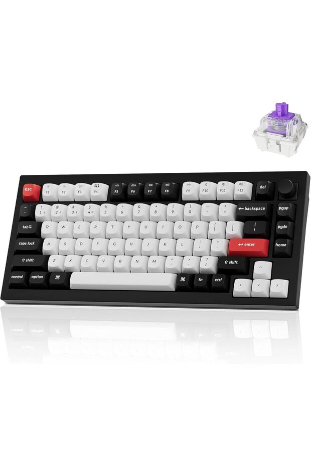Q1 HE Wireless Custom Mechanical Keyboard (Hall Effect, Gateron Double-Rail, QMK, Bluetooth - 1