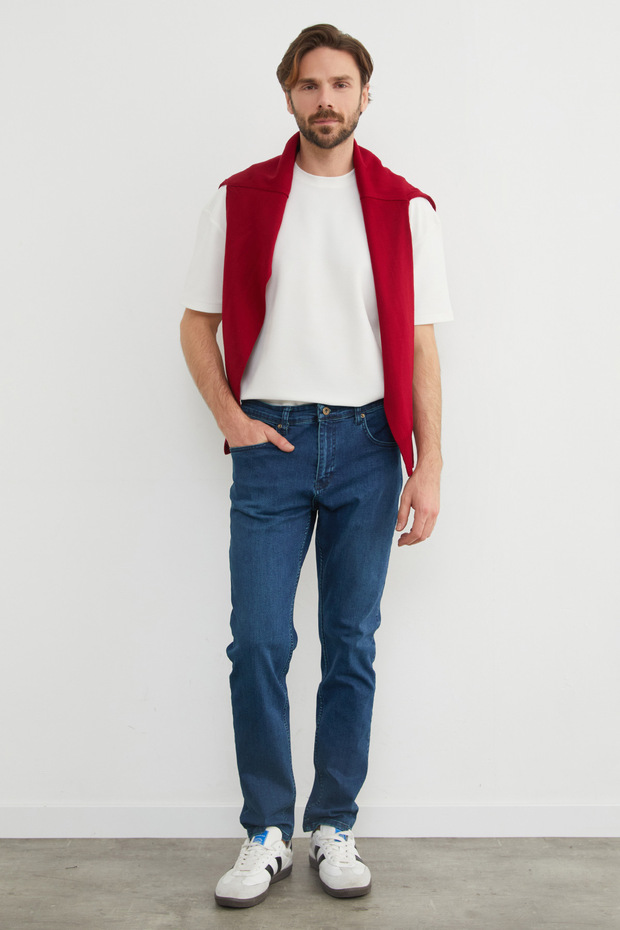 Regular Fit Normal Bel Jean - 1