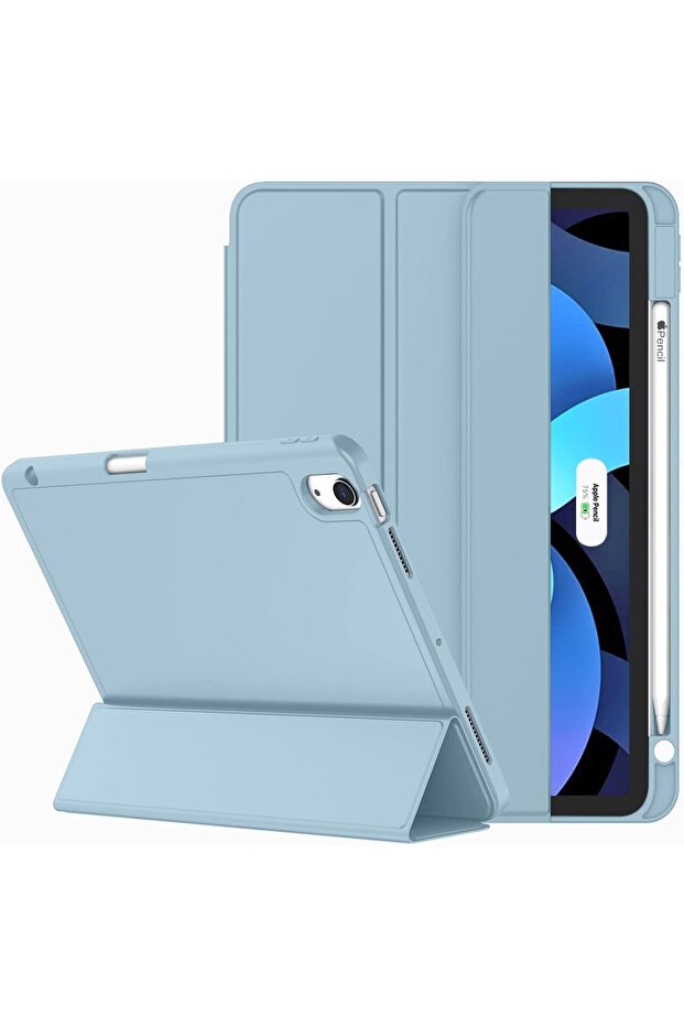 iPad Air 11 Inch Case (M3/M2) 10.9-inch, Supports Touch ID & Auto Wake/Sleep - Light Blue