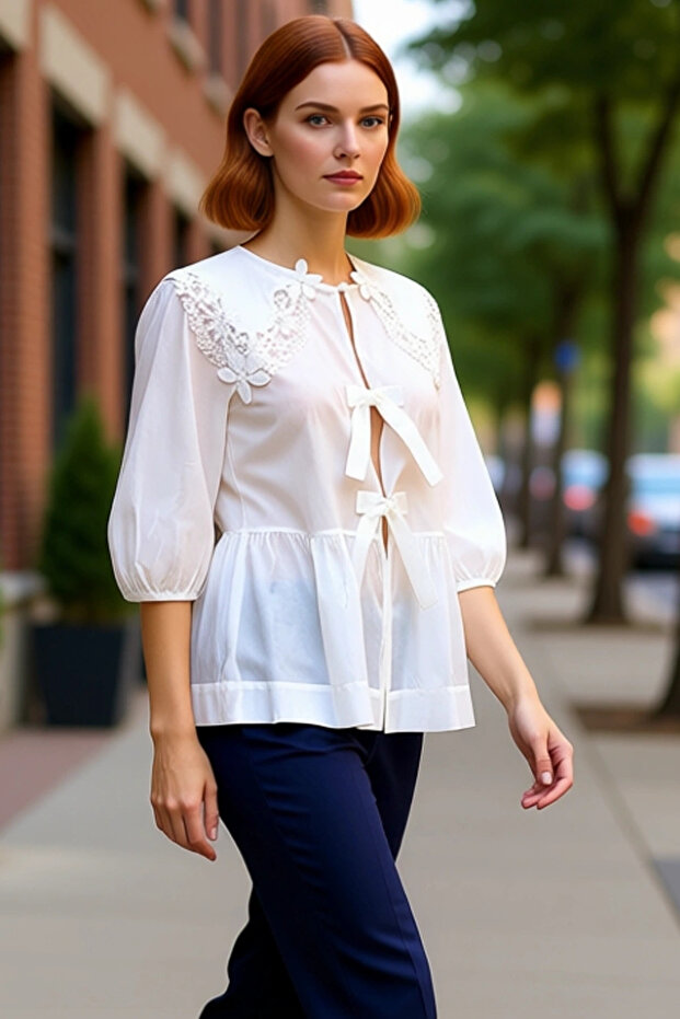 Women's Lace Shirt Functional Durable Quality Comfortable Aesthetic Premium Modern Casual