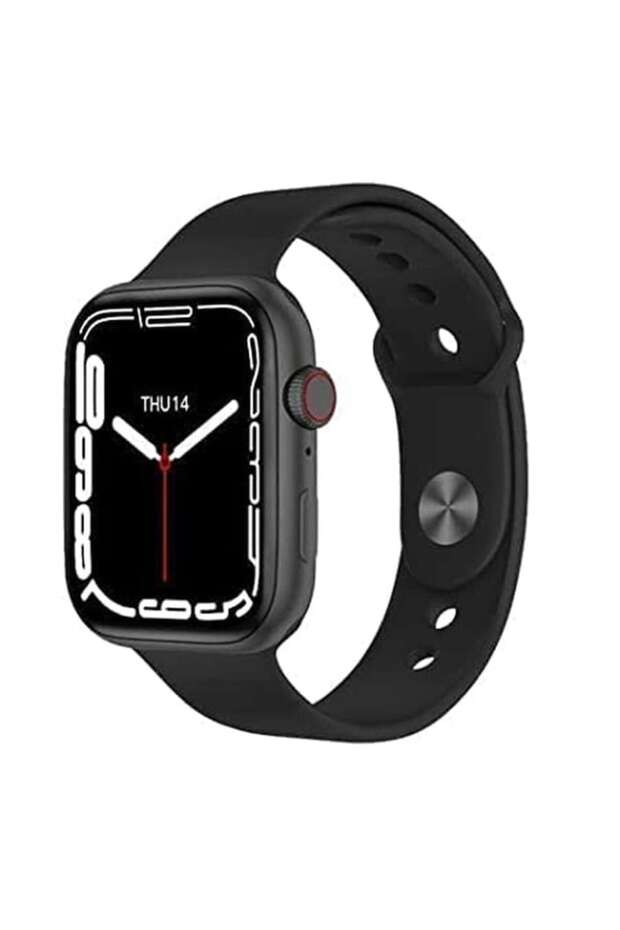 Ceas inteligent T500 Plus, ecran tactil IPS, Bluetooth, negru - 2