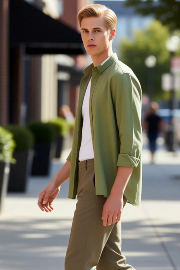 Unisex Regular Fit Cotton Linen Look Long Sleeve Shirt Offers Everyday Elegance Aesthetic