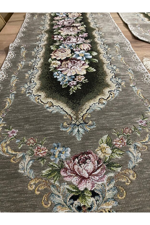 Goblen şönilli runner 4 lü set - 3